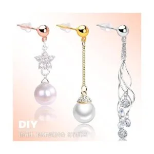 300 aretes de bola de 3 colores hipoalergénicos de_4