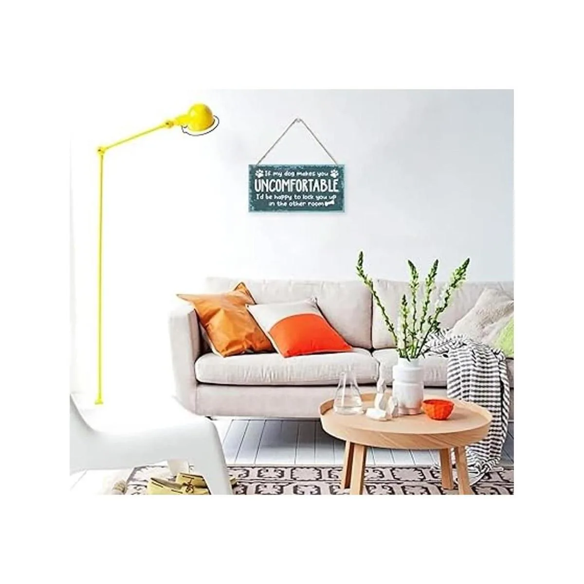 If My Dog Makes You Uncomfortable Letrero de placa de_4