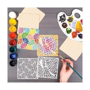 Paquete de 32 plantillas geométricas de 6 x 6 pulgadas_5