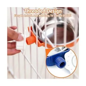 Fhiny Cuencos extraíbles para perros de acero inoxidable_4