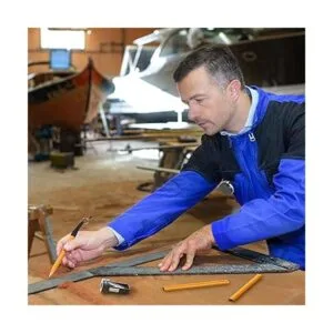 14 lápices de carpintero lápices planos octogonales de 7_6