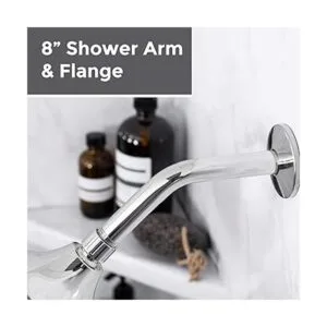 Brazo de ducha y brida de 8 pulgadas construcción de_2