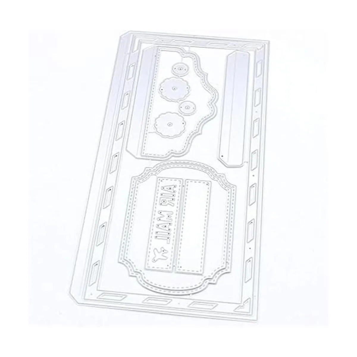 KSCRAFT Slimline sobre de correo aéreo plantillas de corte_1