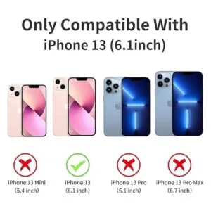 VEGO Funda para iPhone 13 funda para iPhone 14 con_2