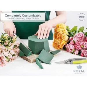 Royal Imports Bloques de espuma floral húmedos y secos_4