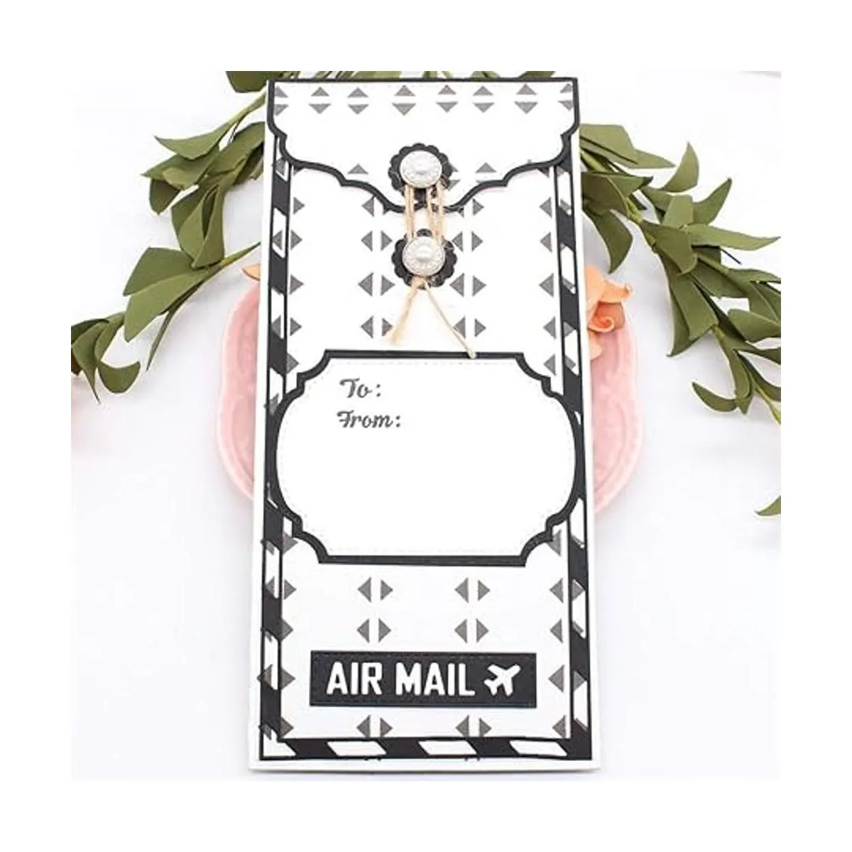 KSCRAFT Slimline sobre de correo aéreo plantillas de corte_2