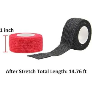 ESUPPORT Vendas adhesivas de 1 pulgada x 5 yardas_4