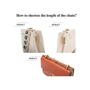 Swpeet Juego de 3 correas de cadena plana de repuesto de_4