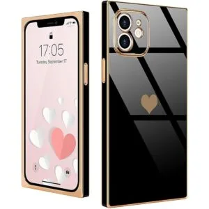 Urarssa Funda compatible con iPhone 12 bonita funda_1