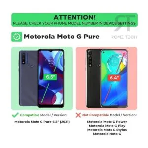 Rome Tech Funda de teléfono para Motorola Moto G Pure con_2
