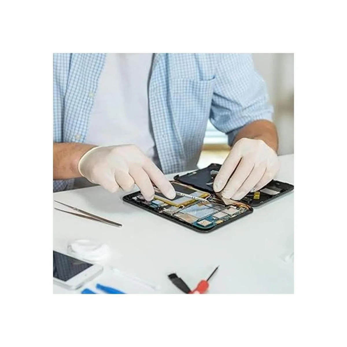 10 piezas Metal Spudger Apertura Pry Herramientas de_7