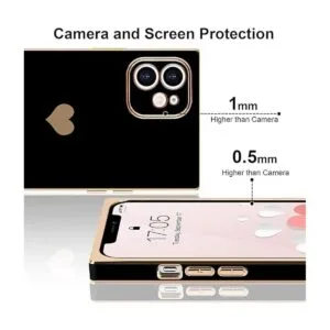 Urarssa Funda compatible con iPhone 12 bonita funda_4