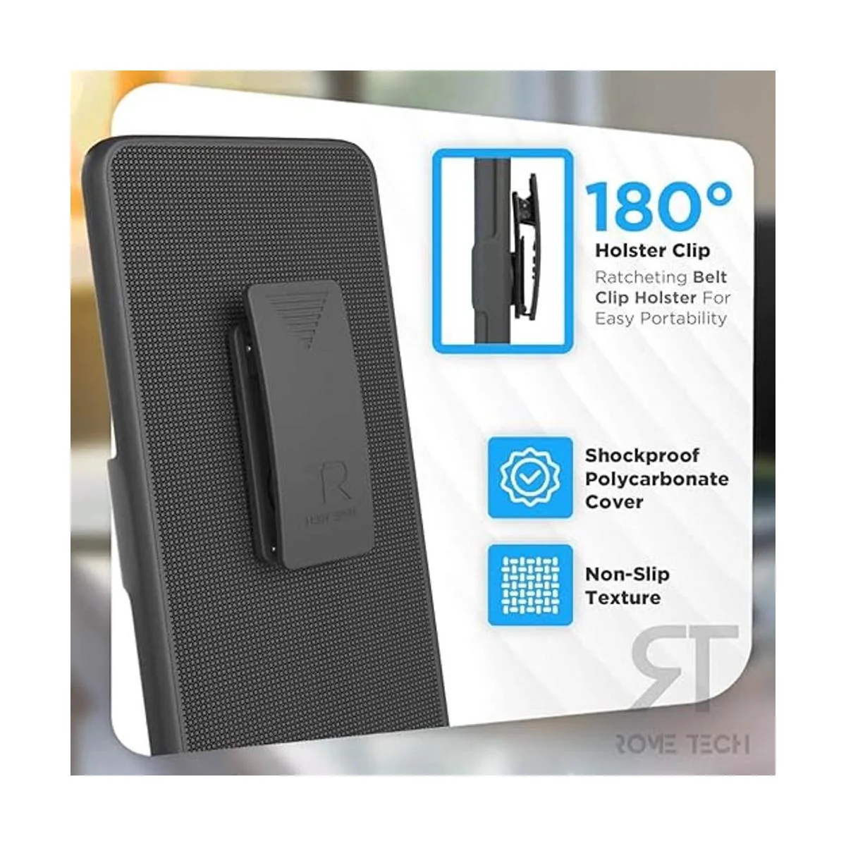 Rome Tech Funda de teléfono para Motorola Moto G Pure con_3