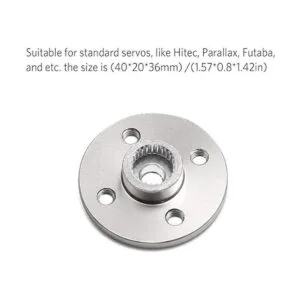 10 piezas Servo Cuerno Brazo 25T de aluminio Futaba Servo_3