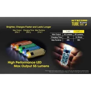Nitecore Tube V2.0 Llavero ultraligero recargable por USB_3