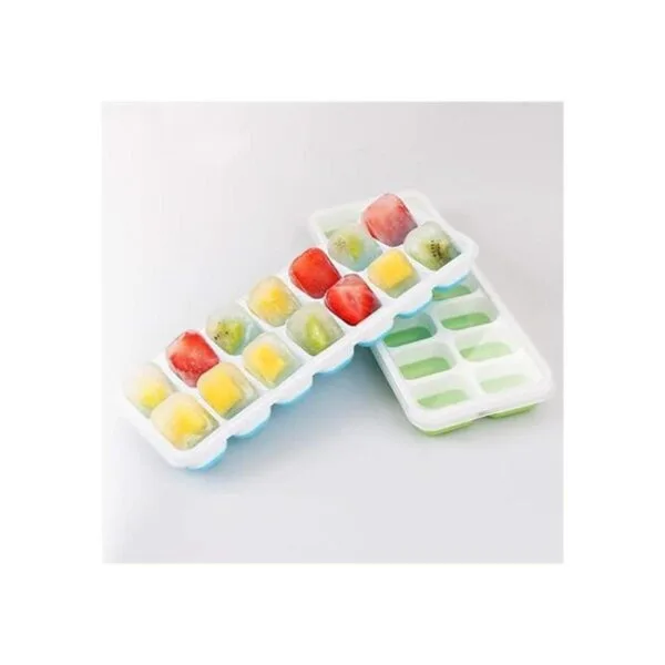 Newk Bandejas de hielo 4 paquetes con tapa extraíble_6