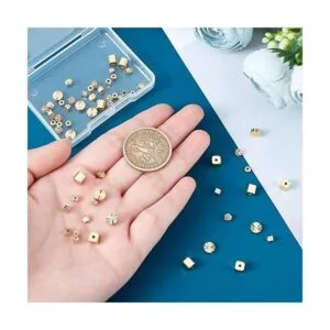 PH PandaHall 6 estilos de cuentas espaciadoras 60 cuentas_5