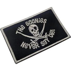 The Goonies Never Say Die Parche bordado de tela con_6