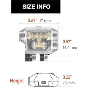 Conectores de cable de 3 vías paquete de 12 conectores de_6