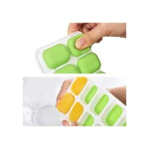 Newk Bandejas de hielo 4 paquetes con tapa extraíble_5
