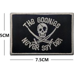 The Goonies Never Say Die Parche bordado de tela con_4