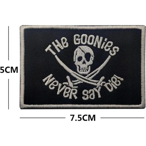 The Goonies Never Say Die Parche bordado de tela con_4