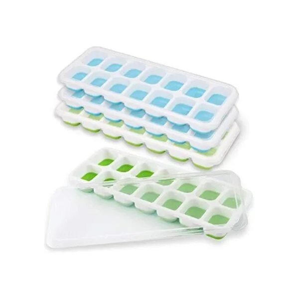 Newk Bandejas de hielo 4 paquetes con tapa extraíble_1