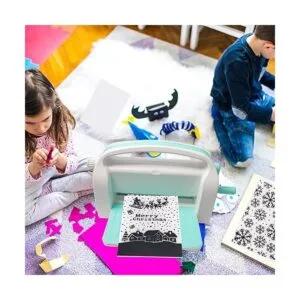 Carpetas de plástico en relieve de Navidad hojas de copo_6