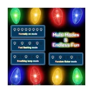 Collar con luces intermitentes para niños bombillas LED_5