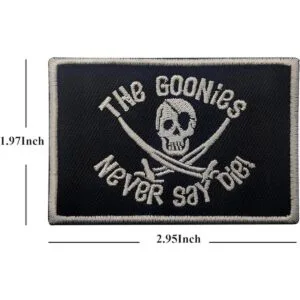 The Goonies Never Say Die Parche bordado de tela con_3