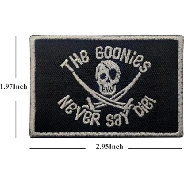 The Goonies Never Say Die Parche bordado de tela con_3
