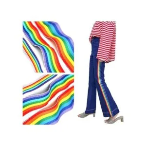 Cintas de grogrén arco iris de 32.8 ft para envolver_4