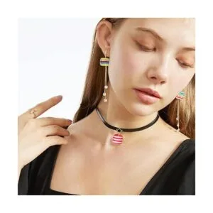 QXUJI 100 cuentas europeas de agujero grande cuentas_5