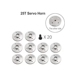 10 piezas Servo Cuerno Brazo 25T de aluminio Futaba Servo_2