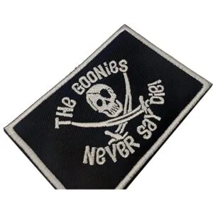The Goonies Never Say Die Parche bordado de tela con_5
