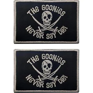 The Goonies Never Say Die Parche bordado de tela con_1