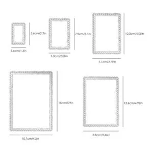 AFUNTA 3 troqueles para hacer tarjetas troqueles de corte_4