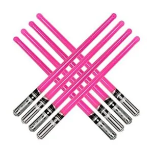 8 juguetes inflables rosados de la espada del sable de_1