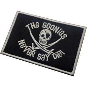 The Goonies Never Say Die Parche bordado de tela con_7
