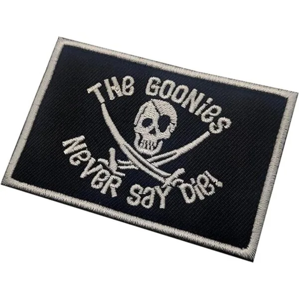 The Goonies Never Say Die Parche bordado de tela con_7