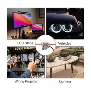 Conectores de cable de 3 vías paquete de 12 conectores de_7