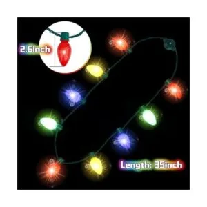 Collar con luces intermitentes para niños bombillas LED_2