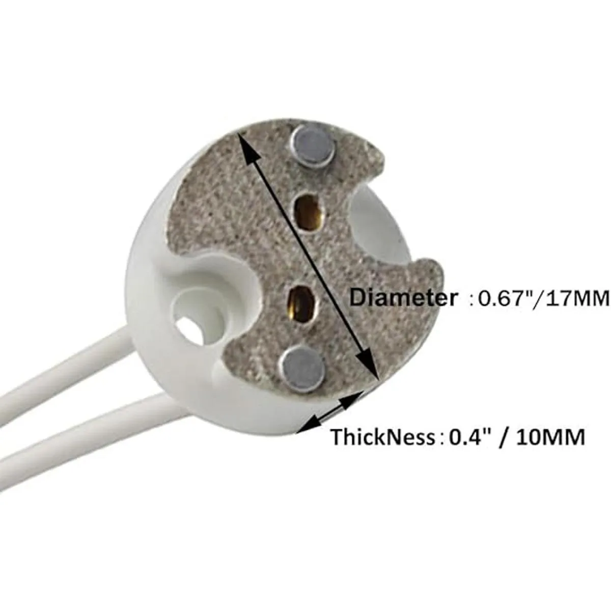 G5.3GU5.3MR16G4MR11 Bombilla halógena LED de cerámica_5