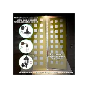 AmeriTop Bombilla con sensor de movimiento 2 unidades_3