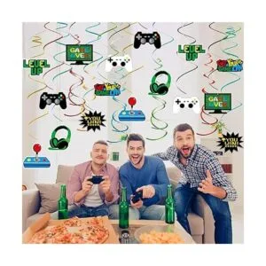 MIAHART 34 piezas de video juegos colgantes de fiesta de_7
