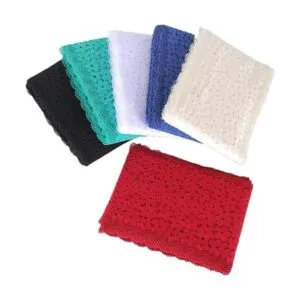 Cinta de encaje floral bordada elástica de 5 yardas para_4