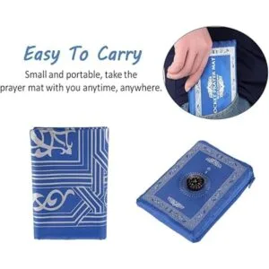 Hitopin 2 alfombrillas de oración de viaje 23.6 x 39.4_7