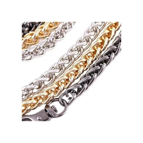 swpeet 3 piezas moda de lujo correa de cadena 47 Inche_4
