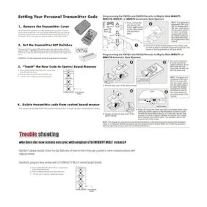 1 paquete de transmisor de control remoto RB741FM135 para_6