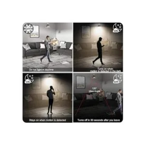 AmeriTop Bombilla con sensor de movimiento 2 unidades_2